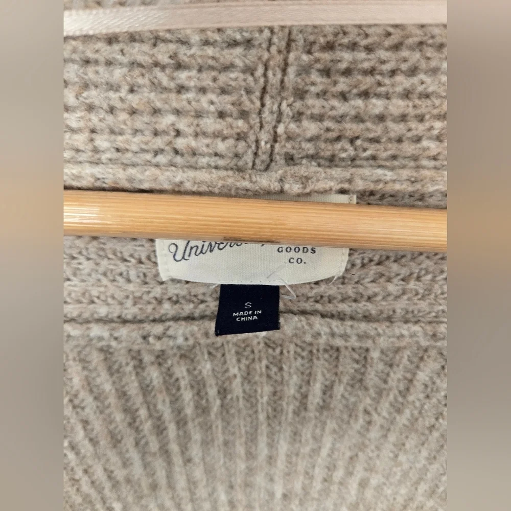 Universal Thread Tan Ribbed Cardigan Size Small - Picture 4 of 6